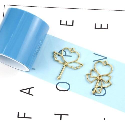 1 Roll 5m UV Tape DIY Epoxy Resin Crafts Tools Metal Frame Anti-leak Glue Adhesive Transparent Jewelry Making Tools R58E