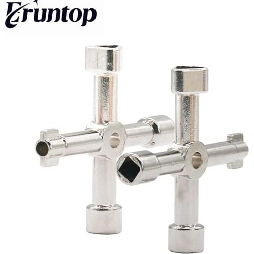 1pcs Eruntop Elevator inside the triangle key wrench trolley train subway high iron meter distribution box control cabinet valve