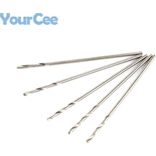 10pcs Twist Drill Head Metal Drilling 0.5~5.0mm Straight Handle Stainless Steel Special Drill Hole Bit 0.5 1.0 2.0 3.0 4.0 5.0mm