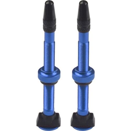 4 Pieces 60mm Mountain Bicycle Bike Tubeless Presta Valve Stem Universal