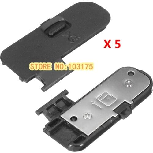5 Piece/ New Battery Cover Lid Door Cap Succedaneum repair parts for Nikon D3200 D3300 SLR Camera