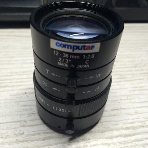 USED secondhand Computar 12-36mm 1:2.8 2/3 C mount lens