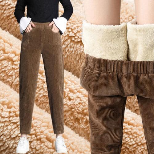 CRRIFLZ Women's Velvet Trousers