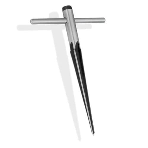 Woodworkers 5-16mm 1:10 T Handle Tapered Taper Hand Held Reamer Hole Pipe Chaser Reaming Tool Repairmans Taper Reamer 45# Steel