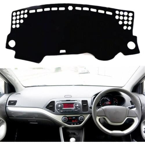 For Kia Morning Picanto 2012 2013 2014 2015 2016 Car Dashmat Dashboard Cover Pad Mat Dash Protector Sun Shade Carpet Accessories
