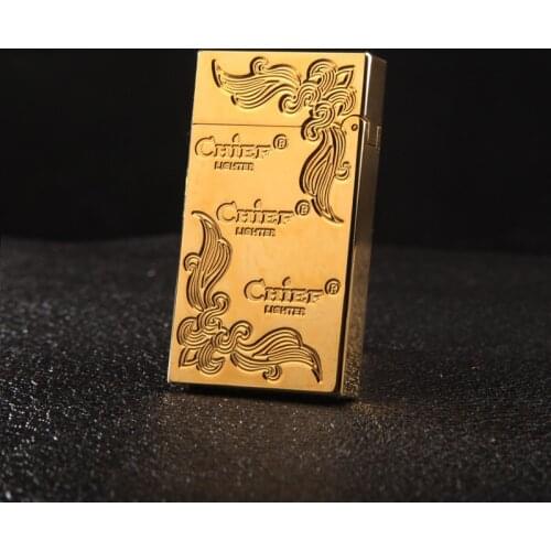 Boutique Fortune Flower Pure Copper Loud High-end Kerosene Lighter Smoking Accessories for Weed Regalos Para Hombre Originales