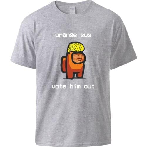 Funny Sus Print Short Sleeve Cotton T shirt Male Harajuku Vintage Camisetas Tops Tees Casual Retro Plus Size 2021 Homme Tshirts