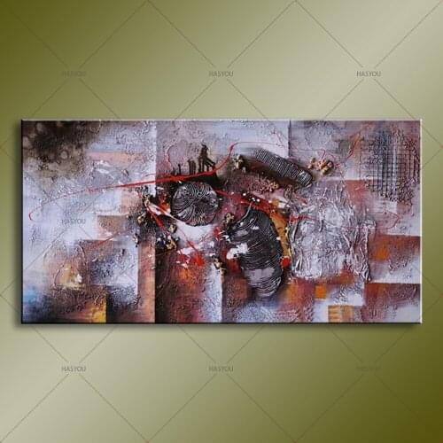 China Skills Artist Handmade Popular Oil Painting On Canvas Modern Water Abstract Painting for Living Room Wall Hang Painting