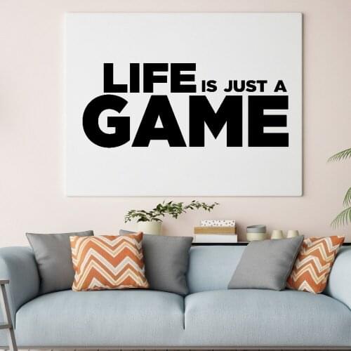 Gamers Quote Wall Sticker Decal Game Sticker Home Playroom Wall Art Decoration A00507