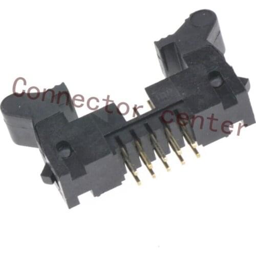 Shrouded IDC Ejector Header IDE Connector 2.0mm Pitch 10Pin gold-plating