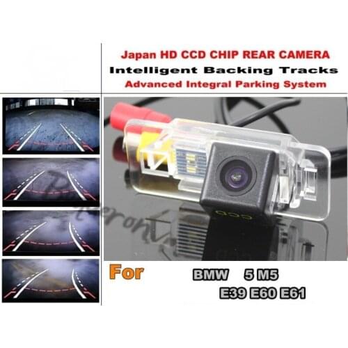 Smart Backing Tracks Camera / HD CCD Night Vision / Rear View Parking Reverse Camera For BMW 5 M5 E39 E60 E61
