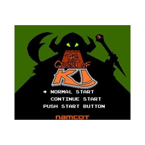 Quest of Ki Region Free 8 Bit Game Card For 72 Pin Video Game Player