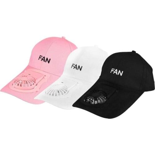 Summer Fan Cooling Baseball Cap Hat USB Charging Breathable Shade Sunscreen Hat Required Fishing Summer Sport Outdoor
