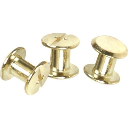 M5*6 Plated Copper Account Screw Rivet /Book Screw / Album Sample Book Docking Cook Pin M5 Hardware