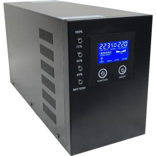 Low frequency 1KVA 1000VA DC24V to AC220V Pure Sine Wave Line interactive UPS Inverter