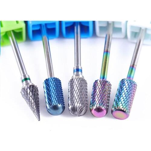 New 20 Types Nail Polishing Head High-quality Vacuum Nail Polishing Tungsten Steel Bit Polishing Head Polishing Nail Removal Hot