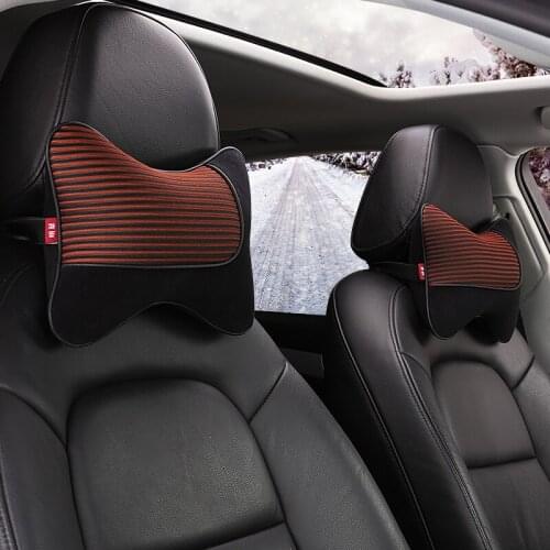 2018Car headrest fashionfour seasons general headrest neck pillow For BMW Audi Kia Honda SUV Suitable for all models of cars