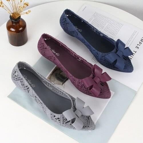 Womens Sandal New Summer Bow Knot Women Daily Indoor and Outdoor Wear Flat Fashion Hollow Casual Sandals Sandalias Mujer 2020