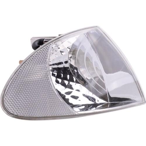 Silver Front Right Parking Signal Indicator Corner Light Lamp Led 63136902766 fit for BMW 3 Series E46 Sedan 1998 1999 2000 2001