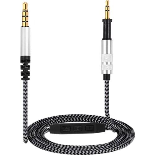 Replacement Cable for AKG K450 K451 K452 K480 Q460 Headphone 1.4m-1.8m 3.5mm Male to 2.5mm Male Audio Cord for iPhone Android