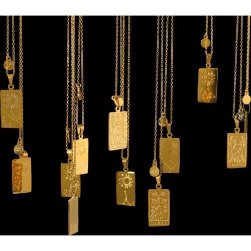 USENSET Women's Pendants Zodiac Signs