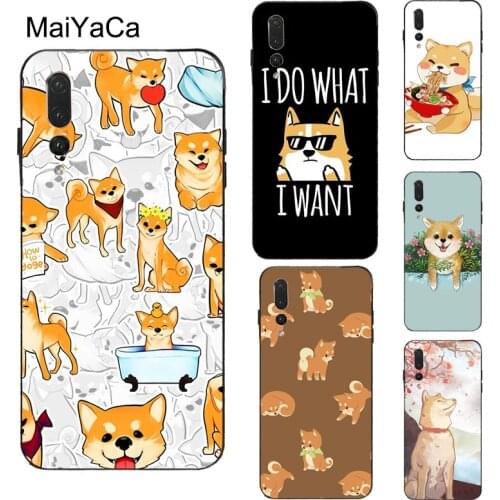 MaiYaCa Funny Shiba Inu Case For Huawei P Smart 2019 Z P20 P30 P40 Pro P10 Lite Mate 20 30 Pro10 Lite Cover
