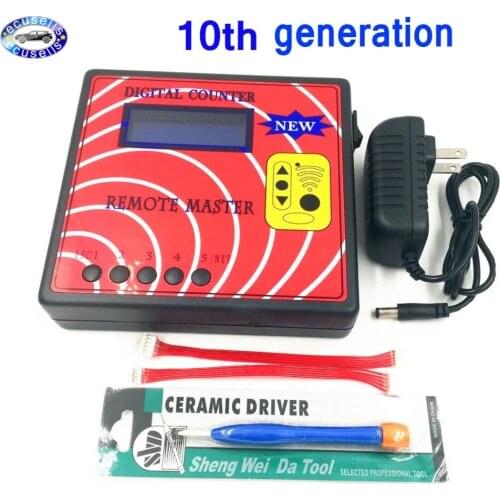2017 New The 10th Digital Counter Remote Master Key Programmer,Frequency Meter Fixed/Rolling Copier RF Remote Controller
