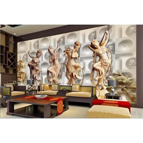 Custom 3D murals,China four beauties of ancient ladies papel de parede, hotel coffee shop living room sofa TV bedroom wallpaper