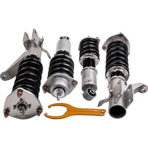 4x Shock Coil Spring Struts adjustable Damper Adjustable Coilover Suspension Set For Honda Civic EM2 20012002 2003 2004 2005