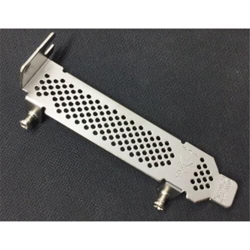 8CM low 2U half profile bracket for LSI SAS 3081E-R LSISAS1068E B3 8 port HBA JBOD SFF8087 MiniSAS 3Gb PCI-E X8 Controller Card