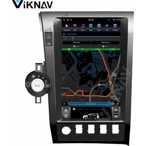 Car multimedia player for Toyota Tundra 2007-2011 Sequoia 2007-2018 android DVD player stereo radio vertical screen 13.6 inch