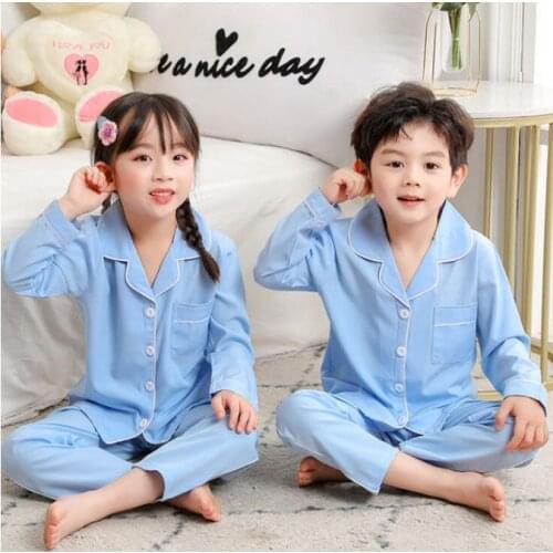 Baby Pijamas Cotton Kids Pyjamas Autum Boys Cothing Spring 2021 Girls Pajamas Suit Cartoon Cardigan Children Clothing Set
