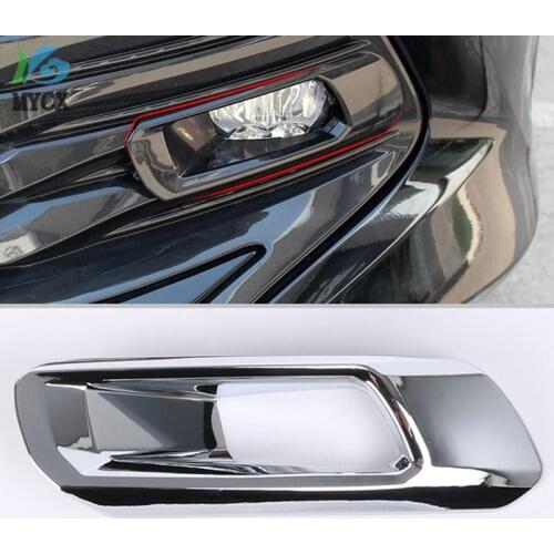 Front Fog Light Lamp Cover Foglight Trims For Toyota Camry 2018 2019 ABS Chrome Sticker Car Styling Accessories