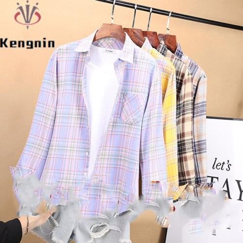 Блузки на пуговицах Kengnin China At AliExpress