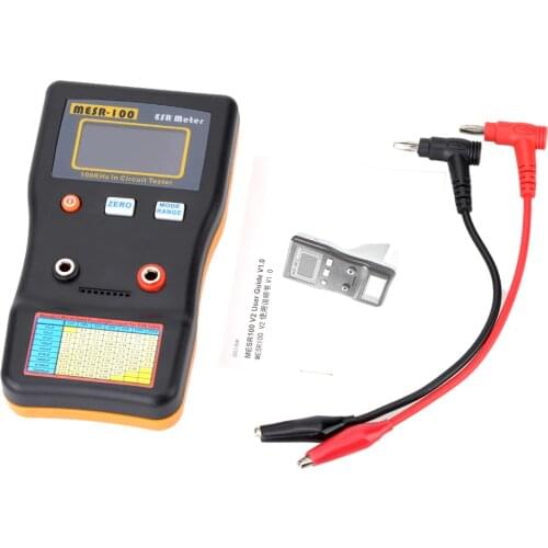 MESR-100 ESR Capacitance Meter Ohm Meter Professional Measuring Capacitance Resistance Capacitor Circuit Tester