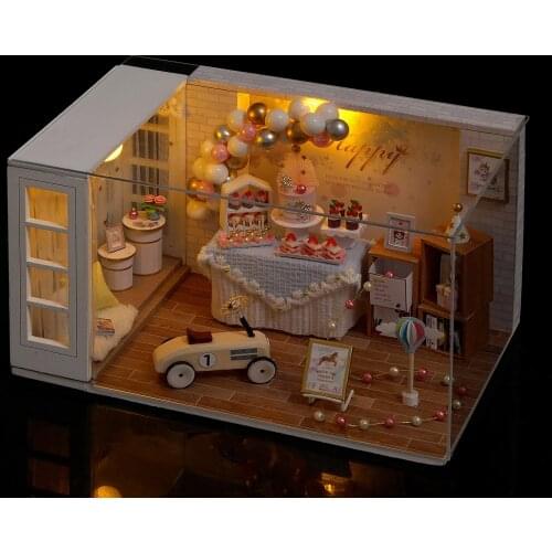 1:24 DIY Dollhouse Miniature with Furniture and Accessories Building Kits