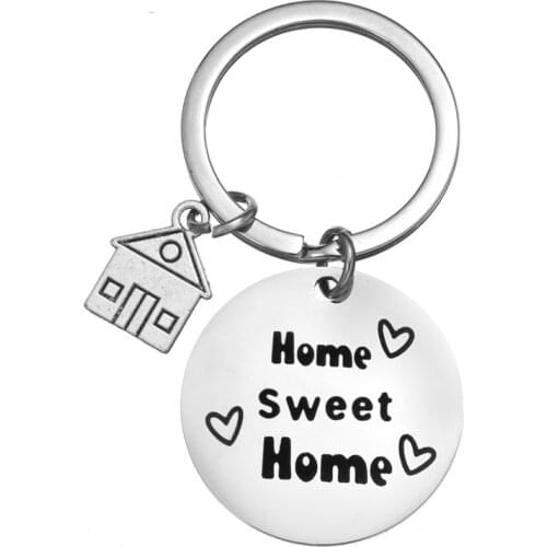 New Home Gift Housewarming Gift for New Home Owner Sweet Home Keychain Realtor Closing Gift to Client