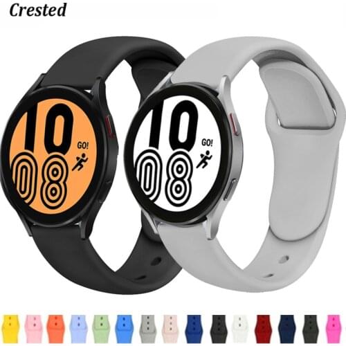 20mm/22mm strap For Samsung Galaxy watch Active 2/3/46mm/42mm/Gear S3 Frontier Silicone bracelet Huawei watch GT 2/2e/pro band