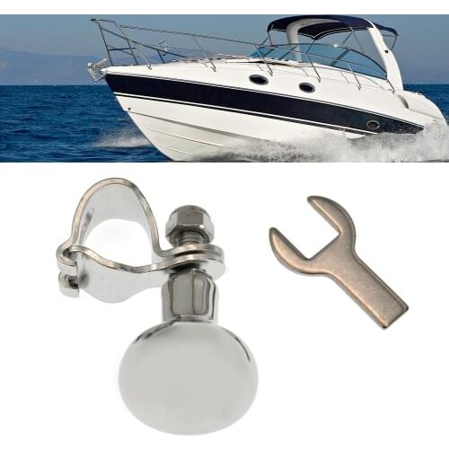 Steering Wheel Aid Knob Vehicle Boat Yacht Wheel Spinner Stainless Steel Power Handle Wrench for Boat Camper Tractor