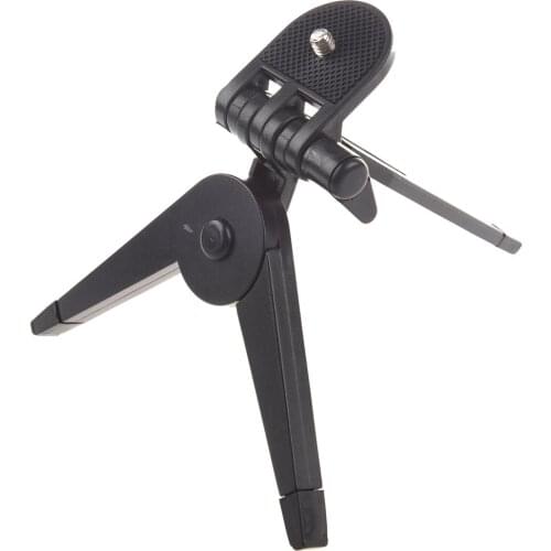 Folding Tripod Stand For Camera DV Camcorder Black MINI Portable Plastic