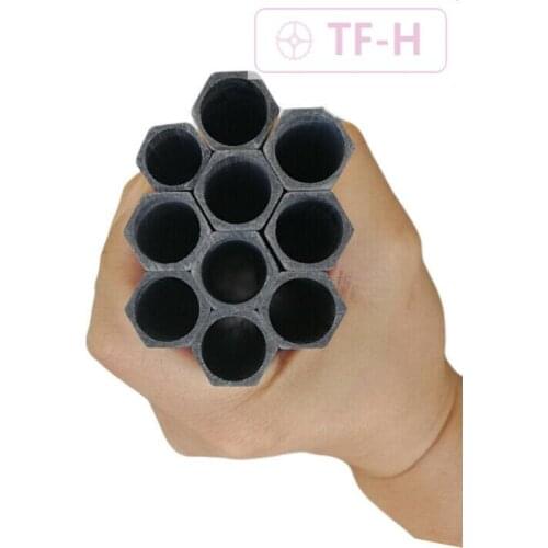 Carbon Fiber Tube 2Pcs/50cm Outer Hexagon Inner Circle Pipe Tube 14X12mm/16X14mm Can Diy Cutting Light Weight And Multi-function