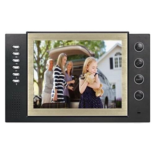 XinSiLu TFT Monitor LCD Color 8" LCD Video Door Phone Doorbell Intercom Home Security Video System Monitor w/t SD Card Slot