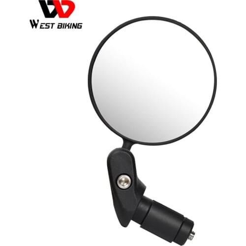 WEST BIKING Bike Rearview Mirror 360 Rotation Adjustable Wide Angle Cycling Rear View MTB Road Bike Bicycle Handlebar Mirrors