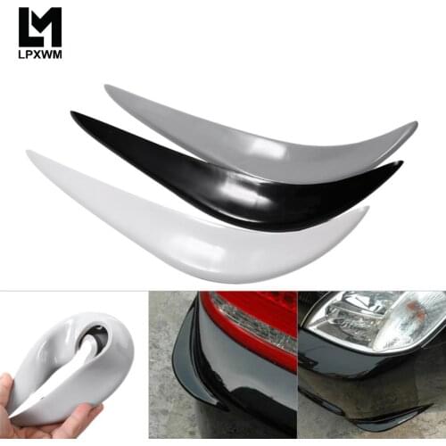 1Pair Rubber Car Bumper Corner Protector Stickers Guards Buffer Trim Molding Protection Strip Scratch Protector Car Accessories