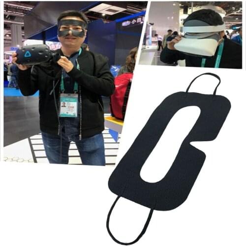 100 pack Hygiene VR Mask Pad Black Disposable Eye mask for Vive Oculus- Rift 3D Virtual Reality Glasses S18 20 High Quality
