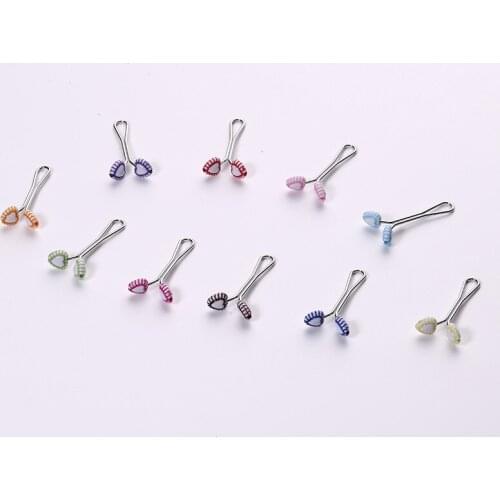 12pc/lot Hijab Clip Heart Shape Pins Headscarf Shawl Scarf Lady Muslim Scarf Pearl Scarf Brooch Pin