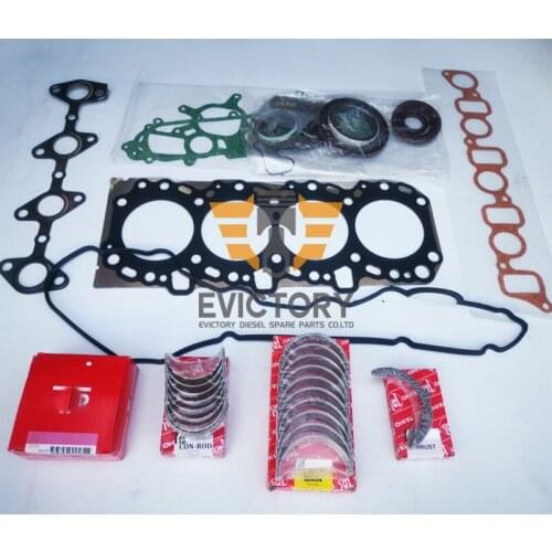 2KD 2KD-FTV full cylinder head gasket kit for Toyota Presen Hilux Hiace FJ