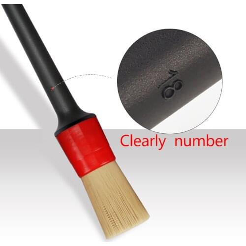 5x Car Detailing Brush Interior Exterior Leather Air Vents Brush