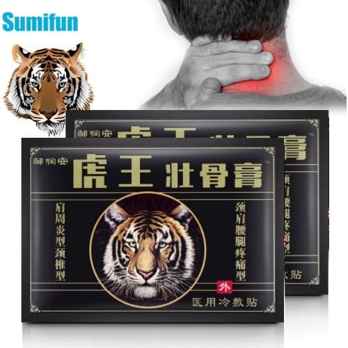 8Pcs Tiger Balm Pain Relief Patch For Rheumatoid Arthritis Joint Sprain Lumbar Knee Neck Aches Analgesic Herbal Medical Plaster