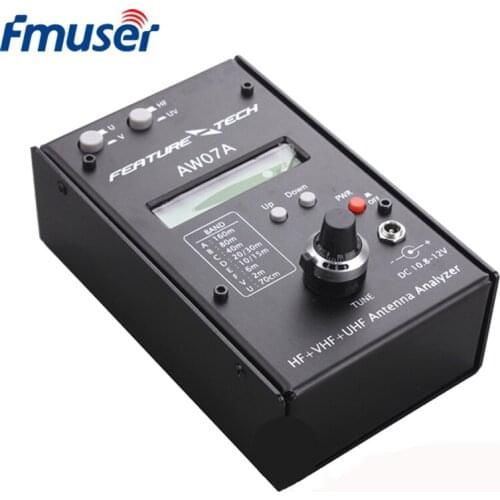 FMUSER SWR HF/VHF/UHF Antenna Analyzer 1.5-490Mhz AW07A